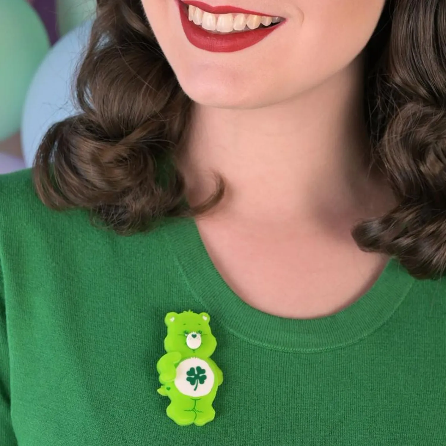 Good Luck Bear Brooch^Erstwilder Sale