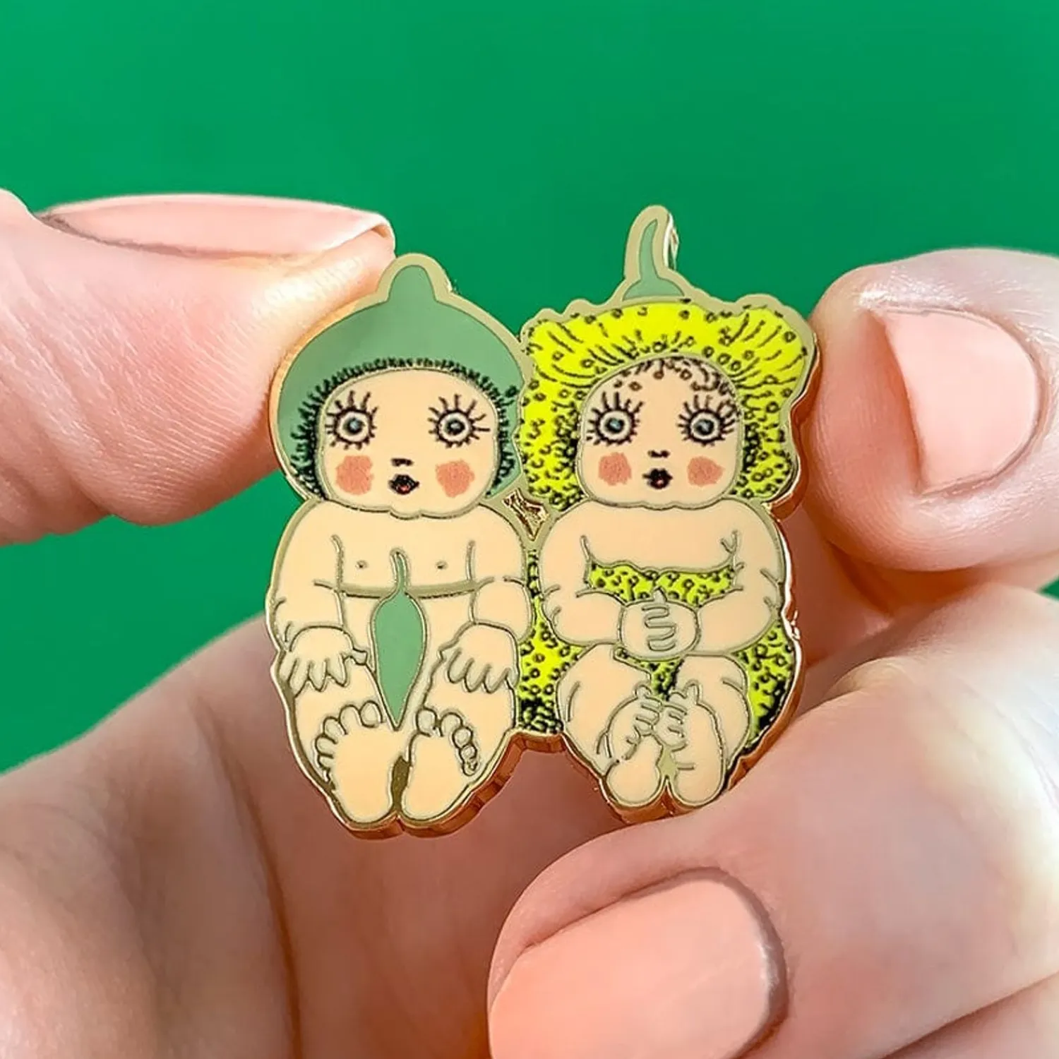 Gumnut Twins Enamel Pin^Erstwilder Clearance