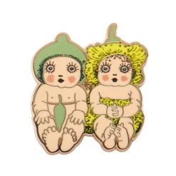Gumnut Twins Enamel Pin^Erstwilder Clearance