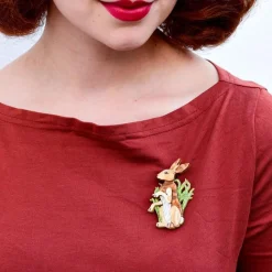 Habitual Hare Brooch^Erstwilder Outlet