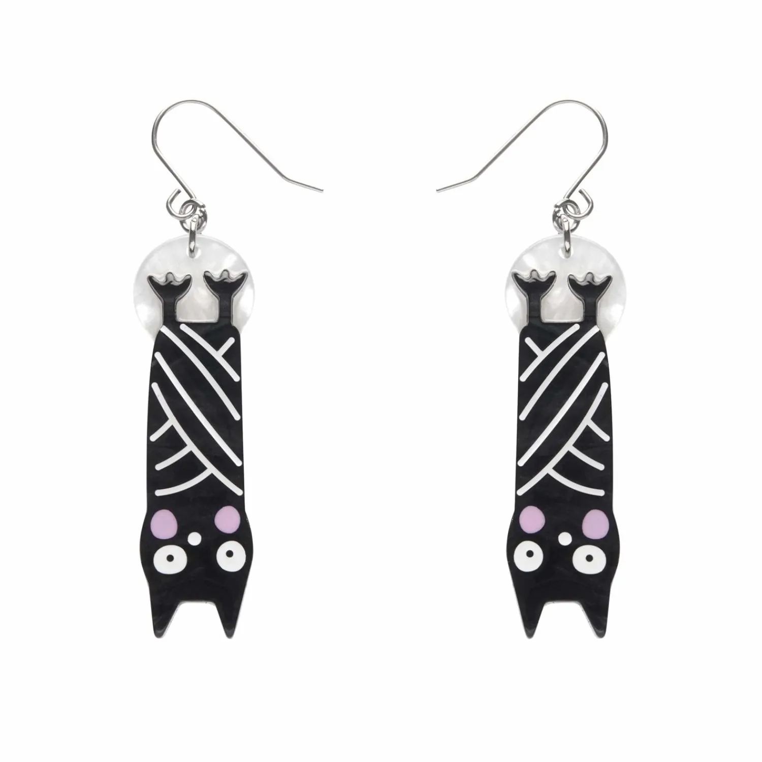 Halloween Hang-Up Bat Drop Earrings^Erstwilder Online