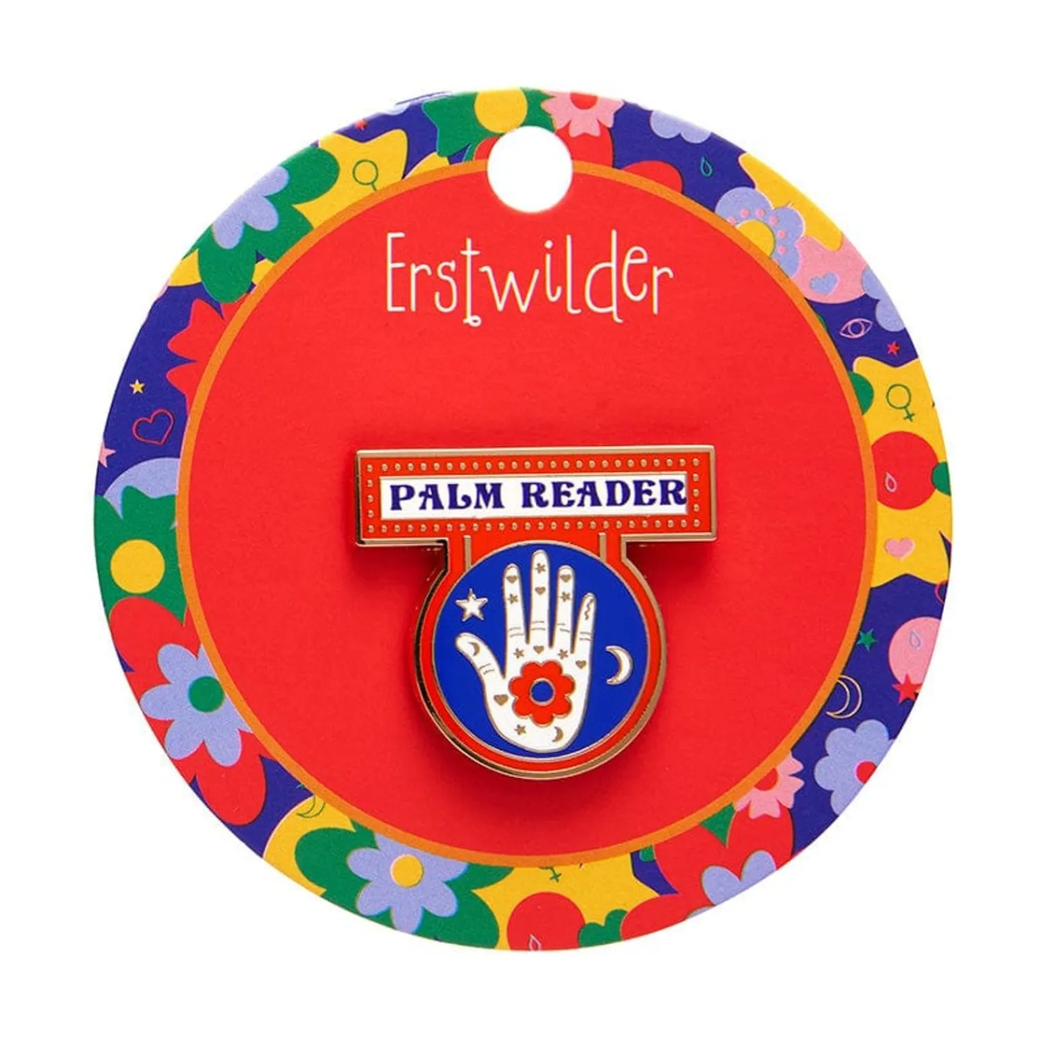 Hands-On Clairvoyance Enamel Pin^Erstwilder Outlet