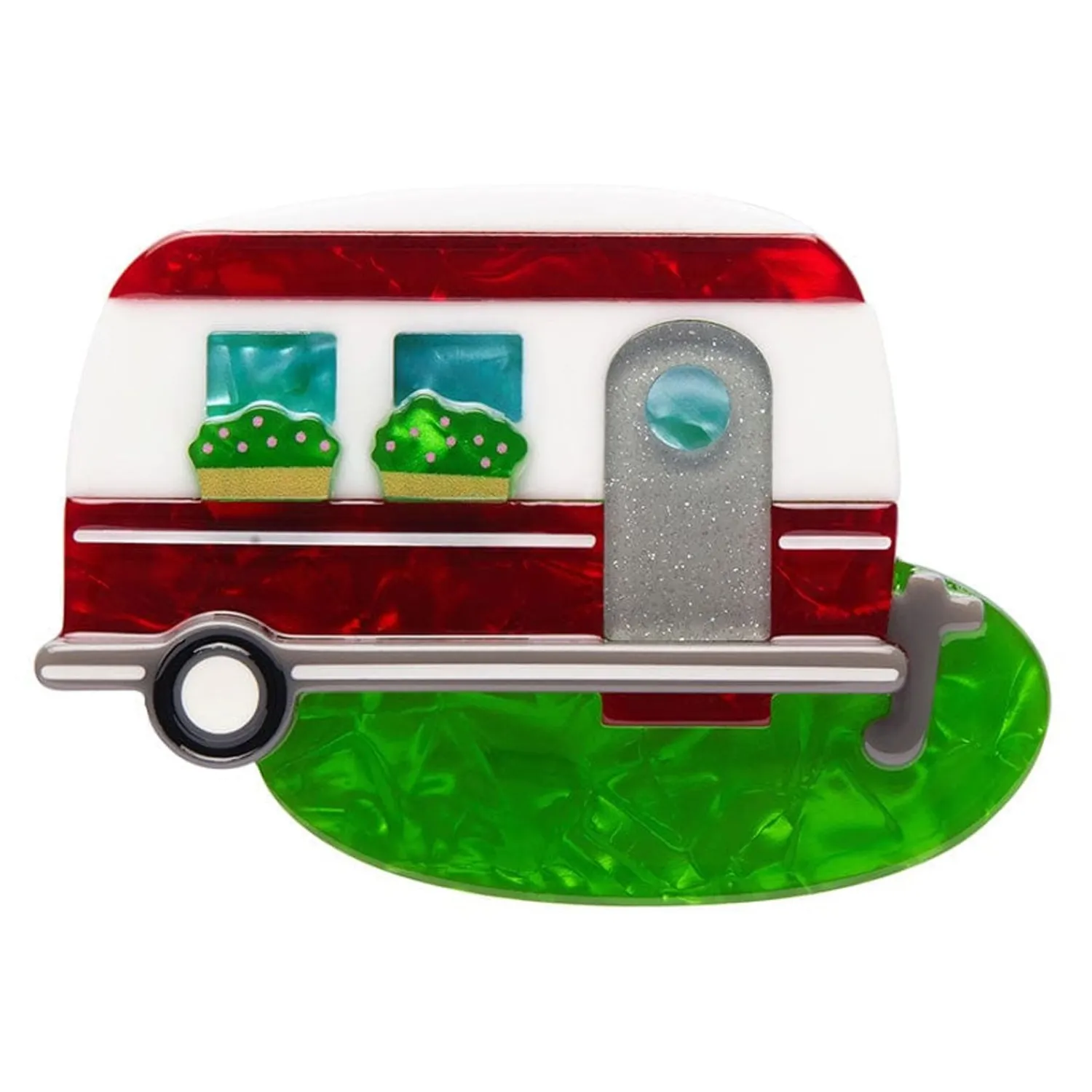 Happy Glamper Brooch^Erstwilder Clearance