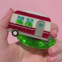 Happy Glamper Brooch^Erstwilder Clearance
