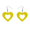 Heart Bubble Resin Drop Earrings - Yellow^Erstwilder Best