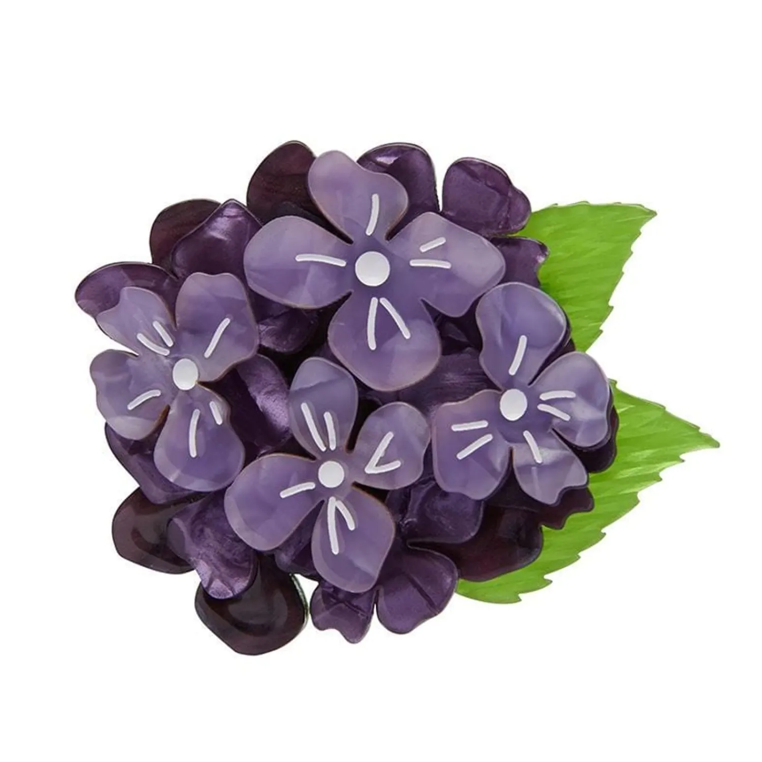 Heartfelt Hydrangea Brooch^Erstwilder New