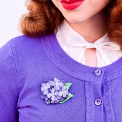 Heartfelt Hydrangea Brooch^Erstwilder New