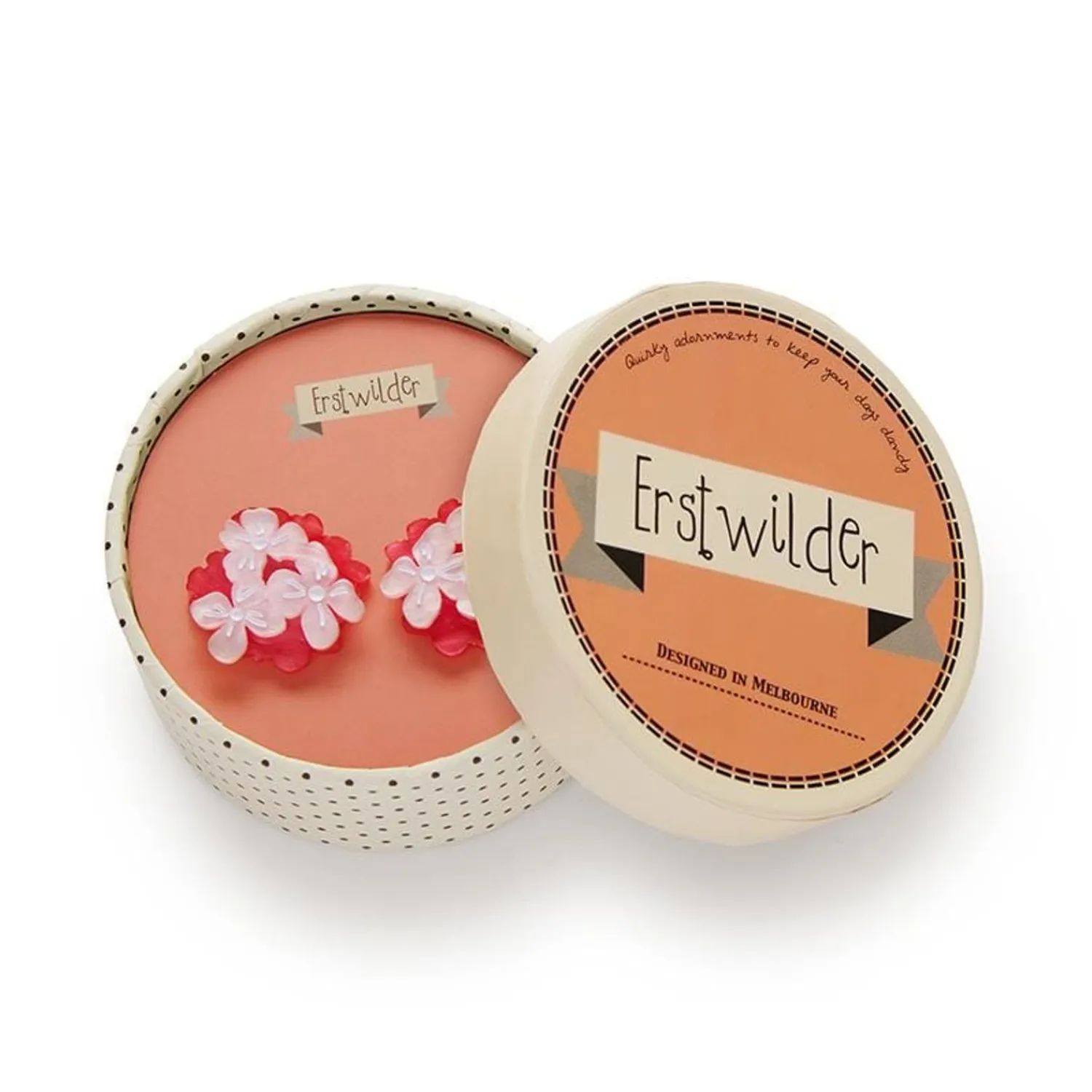 Heartfelt Hydrangea Earrings^Erstwilder Outlet