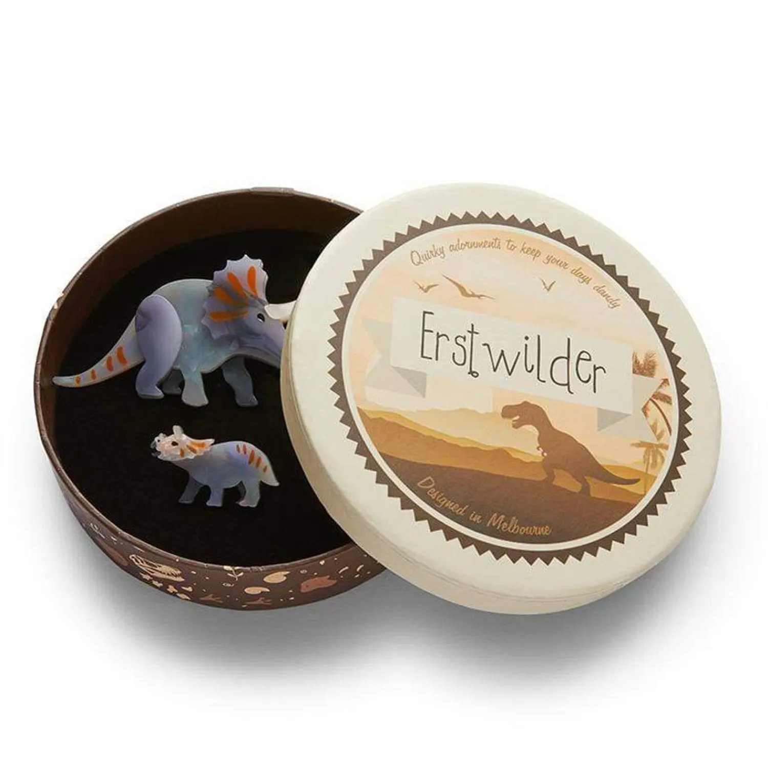 Herbivore Heritage Brooch Set^Erstwilder Best