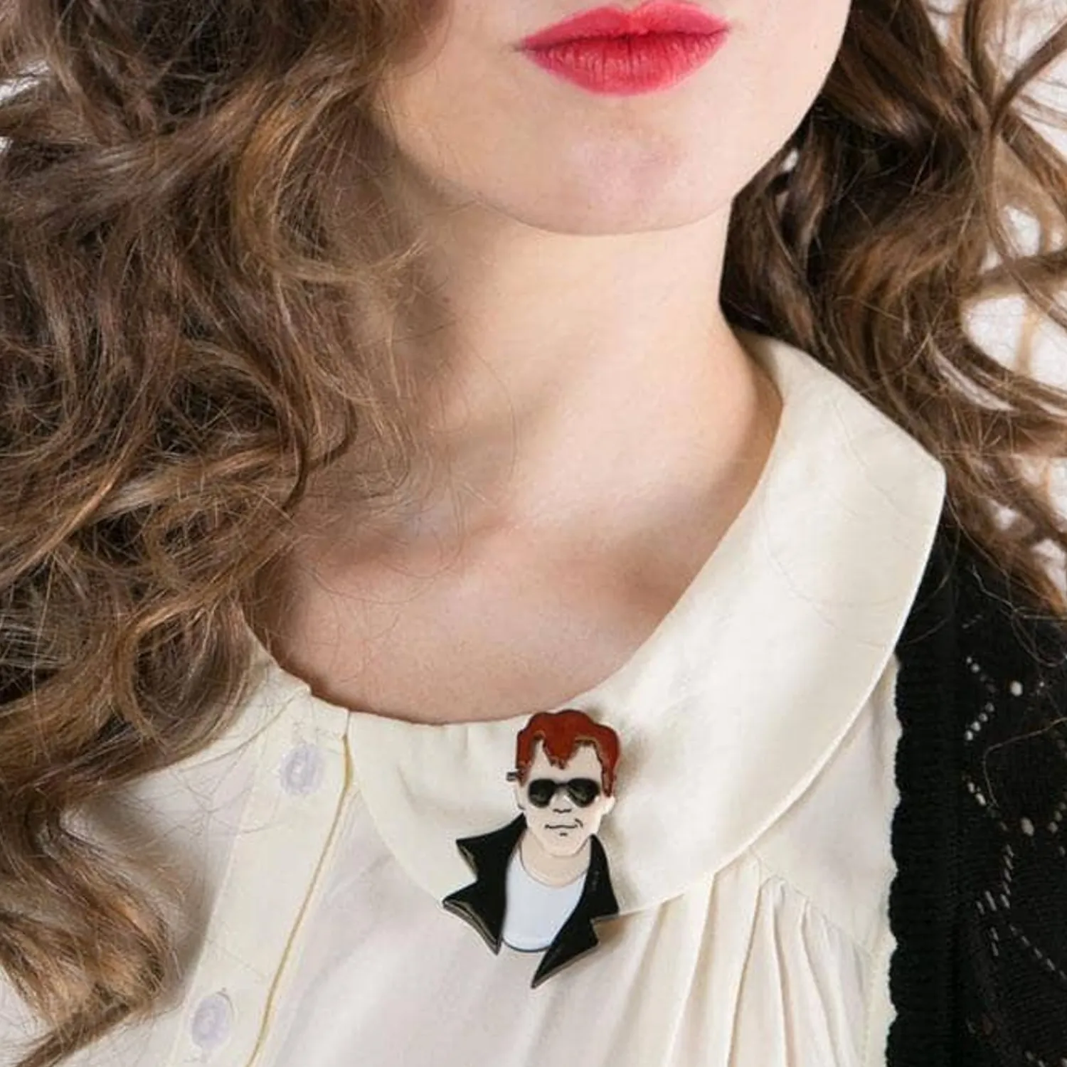 Hickie From Kenickie Brooch^Erstwilder Hot