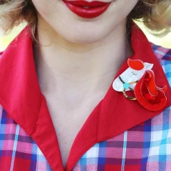 His Girl Friday Brooch^Erstwilder Discount