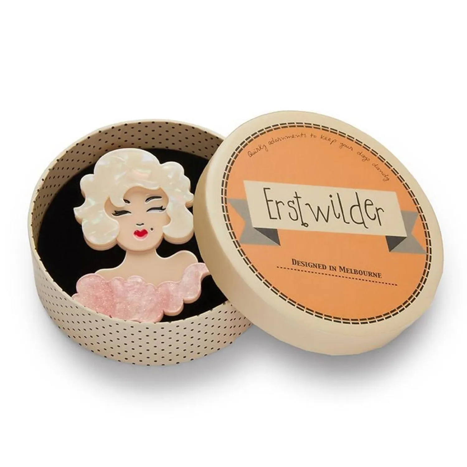 Holly Wood Brooch^Erstwilder Hot