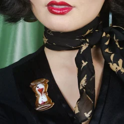 Hourglass Brooch^Erstwilder Discount