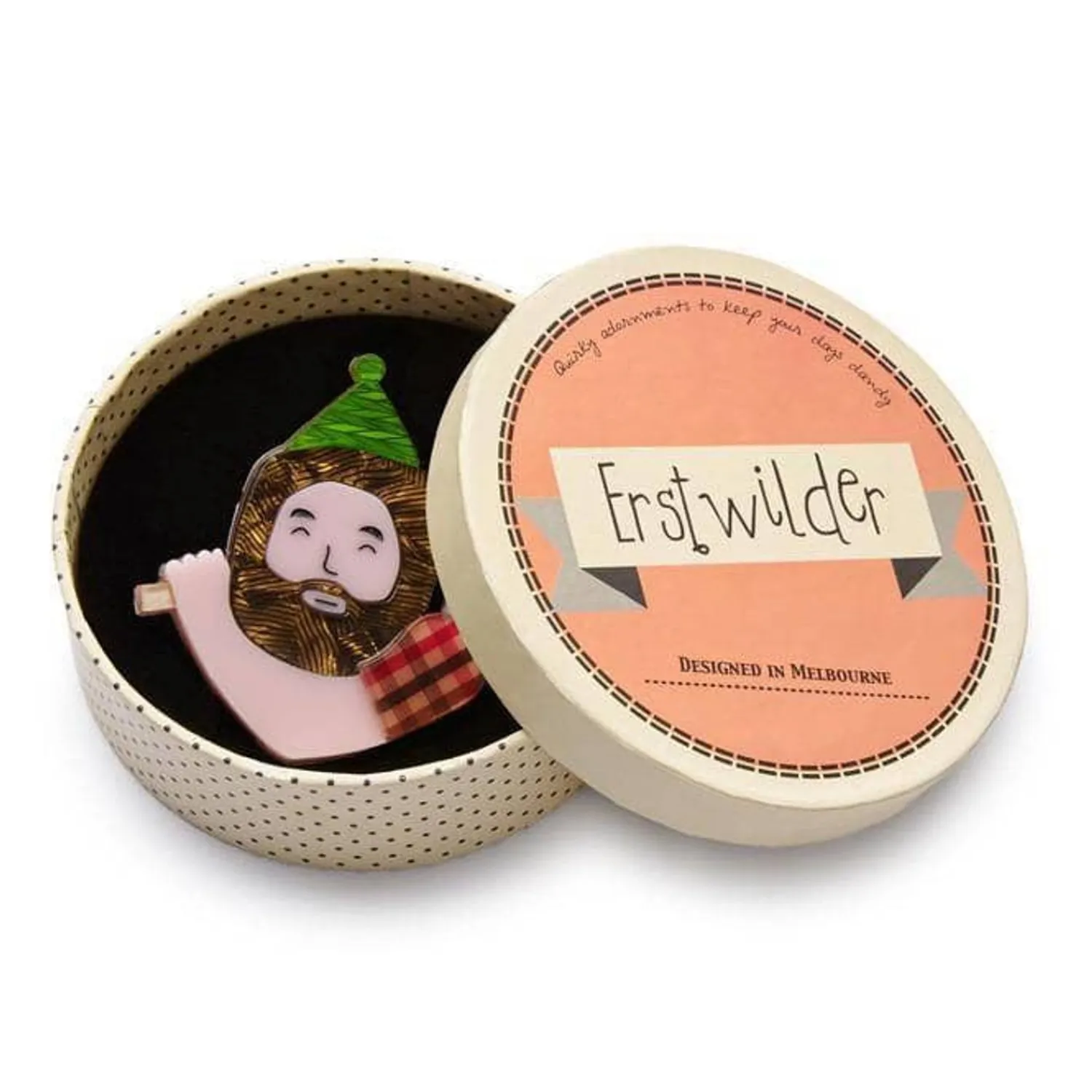 Jack Lumber Brooch^Erstwilder New