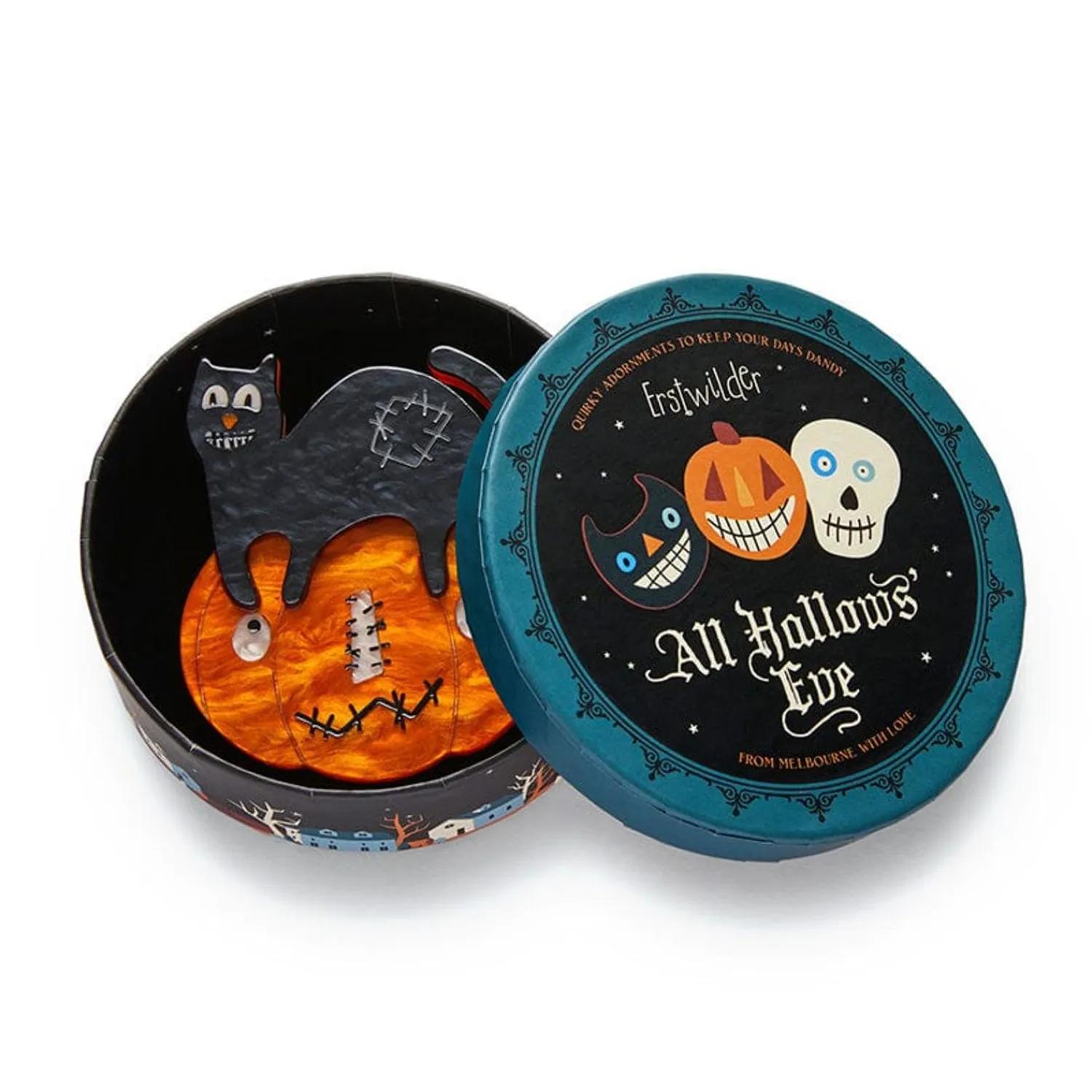 Jack & The Cat Brooch^Erstwilder Hot