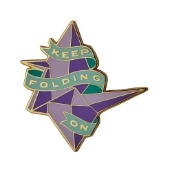Keep Folding On Enamel Pin^Erstwilder Sale