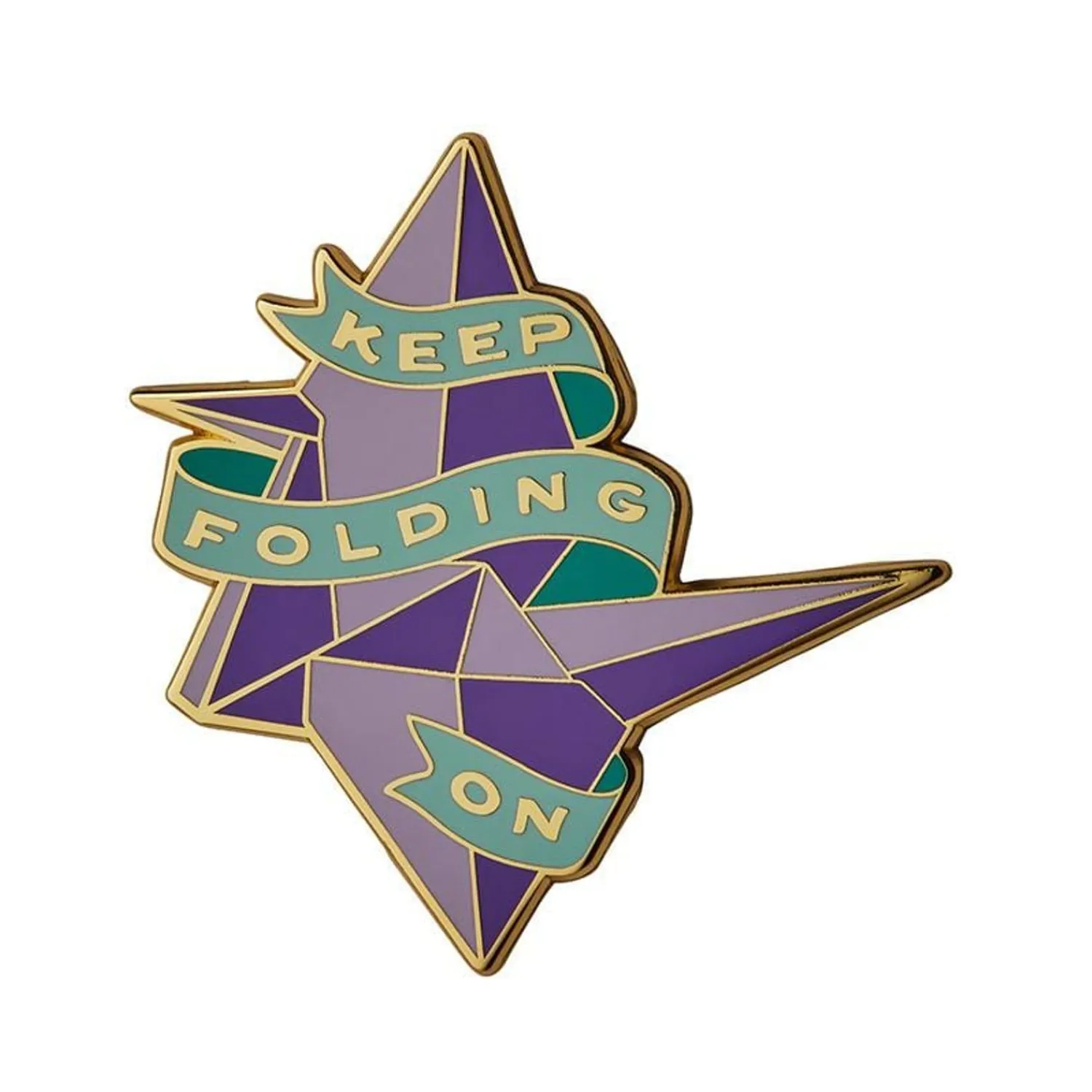 Keep Folding On Enamel Pin^Erstwilder Sale