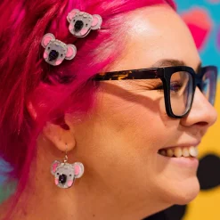 Keith The Koala Drop Earrings^Erstwilder Outlet