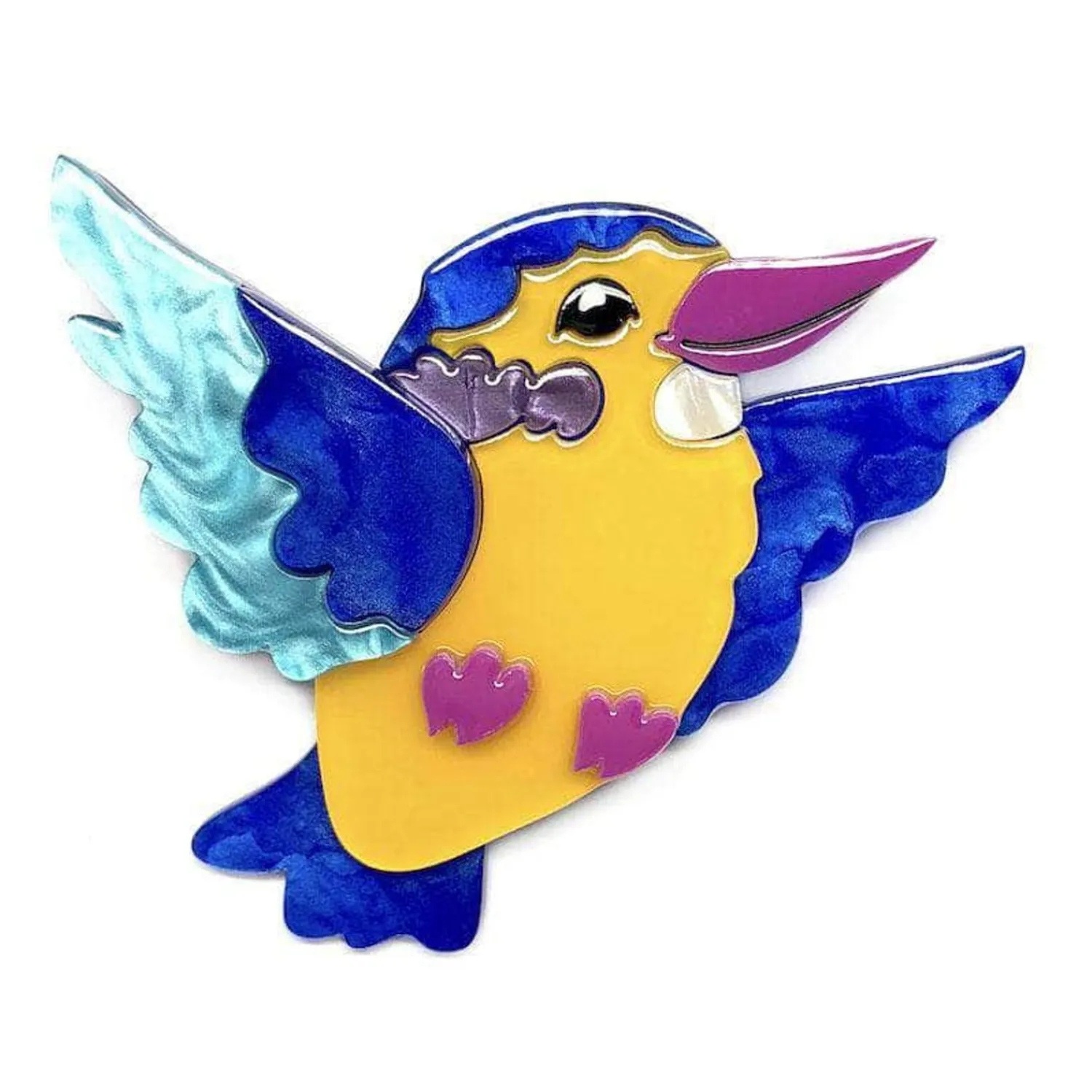 Khary Of The Kalahary Kingfisher Brooch^Erstwilder Outlet
