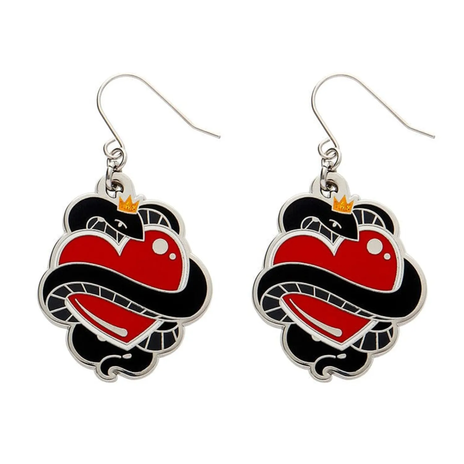 King Of Cobras Enamel Drop Earrings^Erstwilder