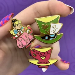 Kitchy Witch Alice'S Wonderland Teaparty Pin Pack - 3 Piece^Erstwilder Discount