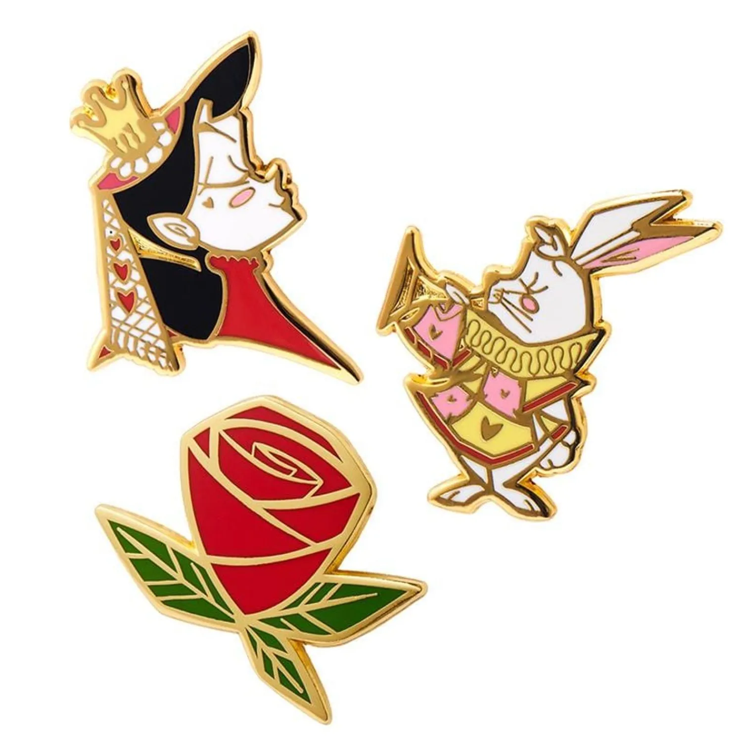 Kitchy Witch Alice'S Wonderland Queen & Roses Pin Pack - 3 Piece^Erstwilder Online