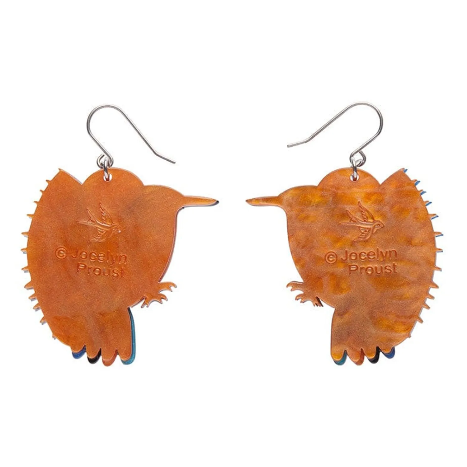 Kyrie Kingfisher Drop Earrings^Erstwilder