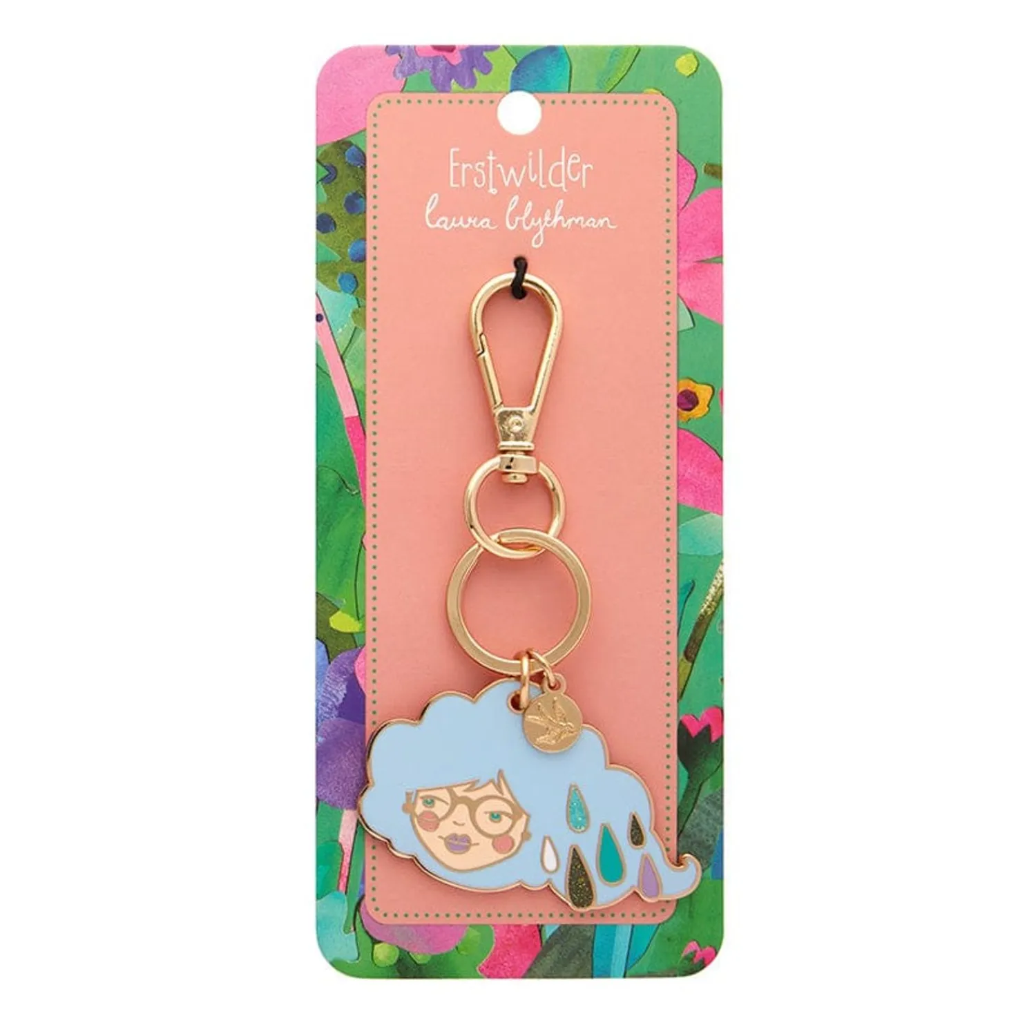 Lainey The Rainy Enamel Key Ring^Erstwilder Clearance