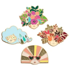 Laura Blythman Enamel Pin Pack - 4 Piece^Erstwilder Clearance