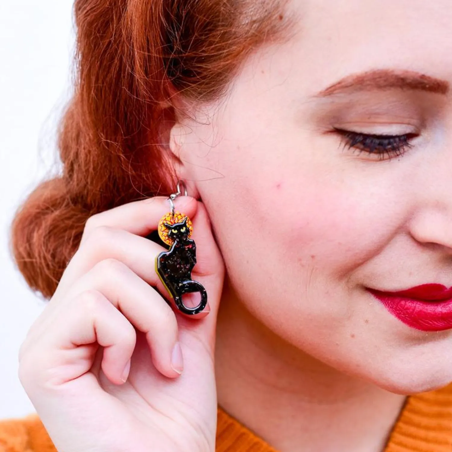 Le Chat Noir Earrings^Erstwilder Hot