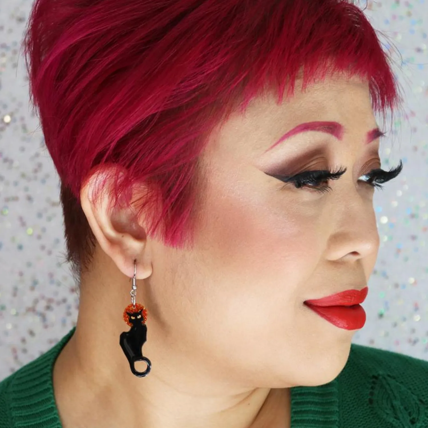 Le Chat Noir Earrings^Erstwilder New