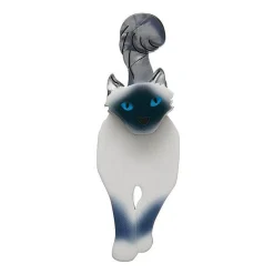 Lena The Blue Eyed Birman Cat Brooch^Erstwilder Best