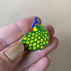 Le Peacock Royal Enamel Pin^Erstwilder Hot