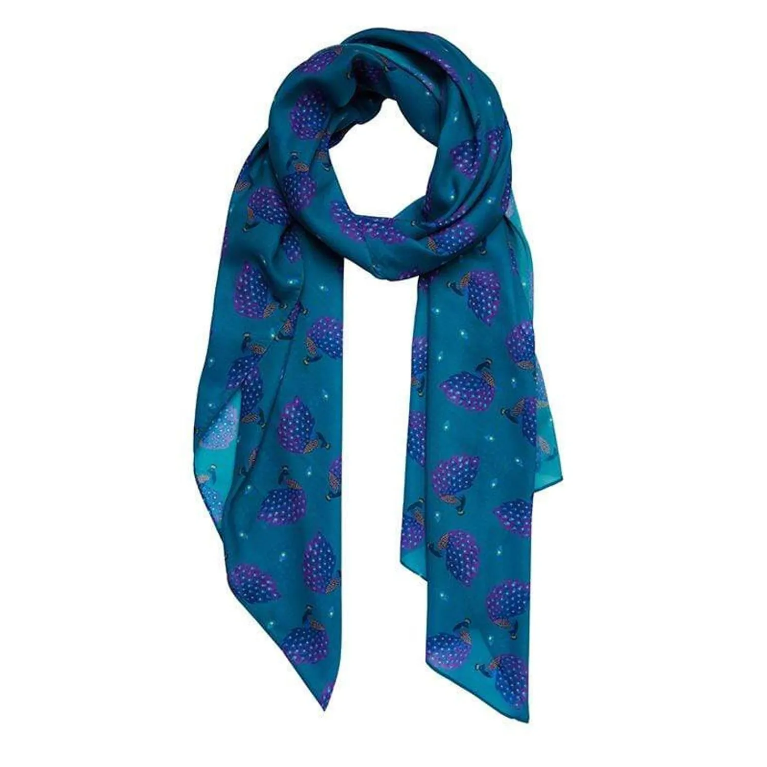 Le Peacock Royal Large Neck Scarf^Erstwilder Outlet