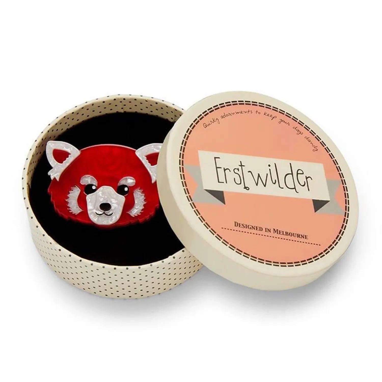 Lesser Rusty Red Panda Brooch^Erstwilder New