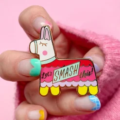 Let'S Smash This Enamel Pin^Erstwilder New