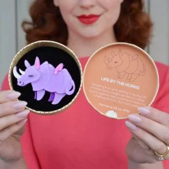 Life By The Horns Rhino Brooch^Erstwilder Discount