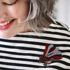 Lilly Lyre Bird Brooch^Erstwilder Clearance