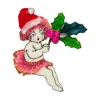 Little Ragged Christmas Blossom Brooch^Erstwilder Outlet