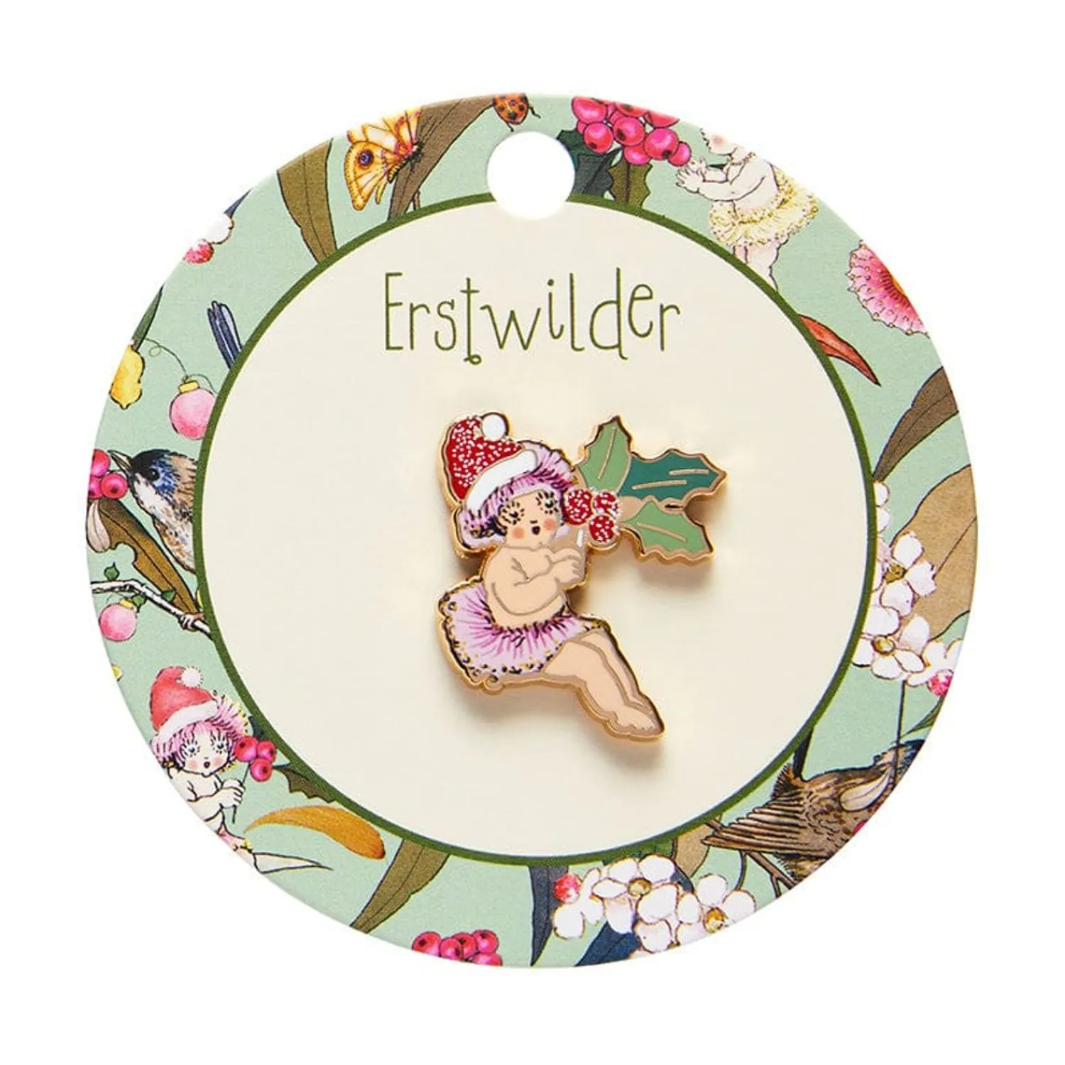 Little Ragged Christmas Blossom Enamel Pin^Erstwilder Discount