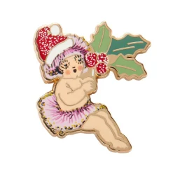 Little Ragged Christmas Blossom Enamel Pin^Erstwilder Discount