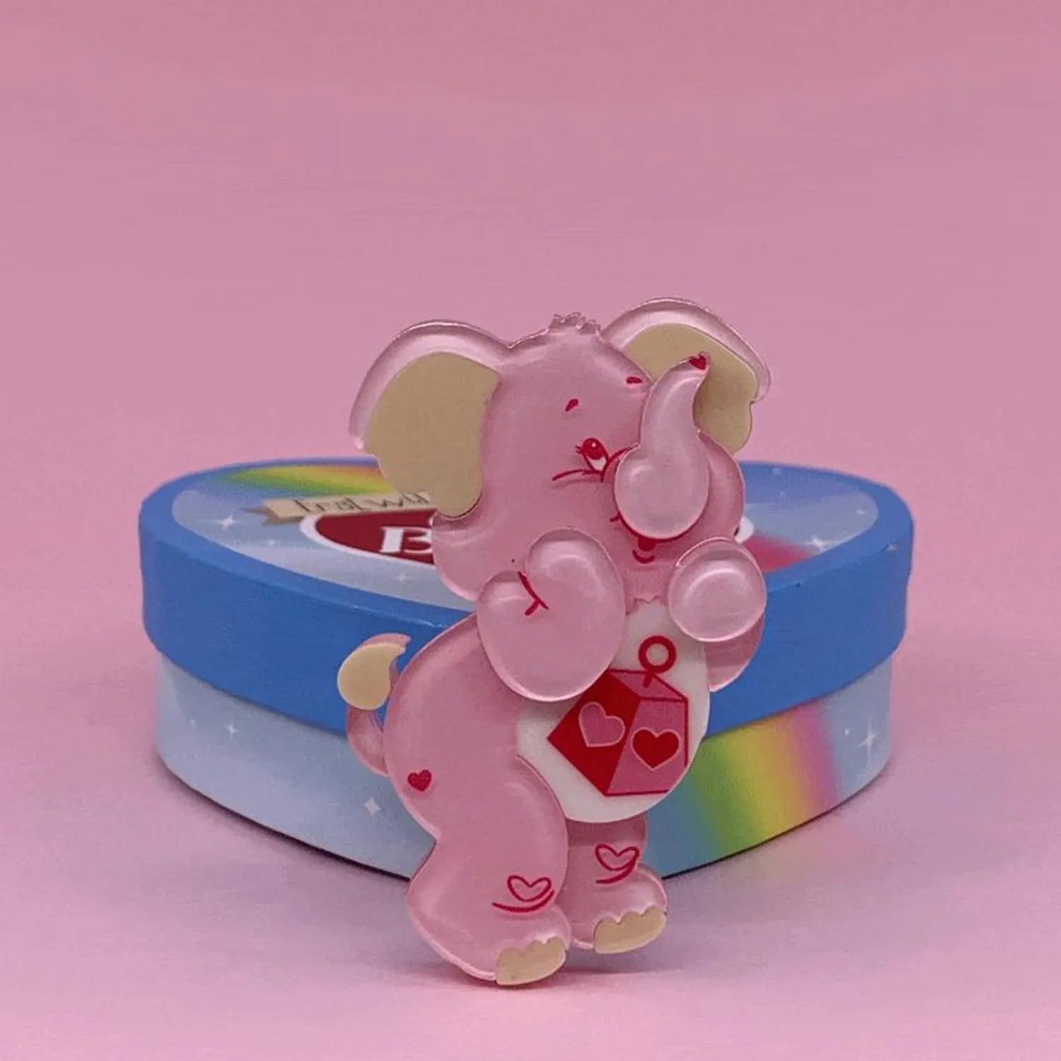 Lotsa Heart Elephant Brooch^Erstwilder New