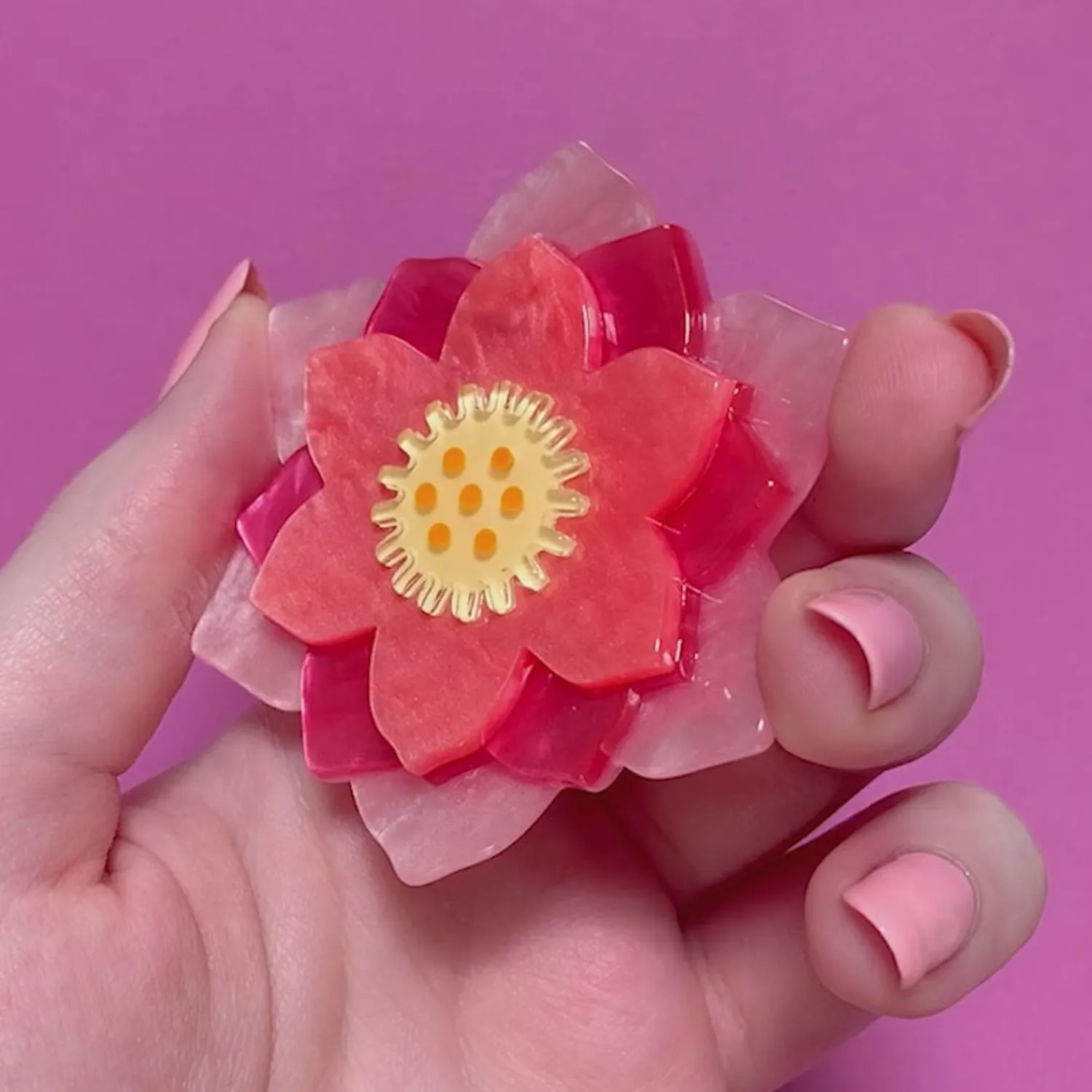 Lotus Rising Brooch^Erstwilder New