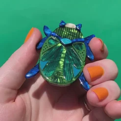 Luck Of The Beetle Brooch^Erstwilder New