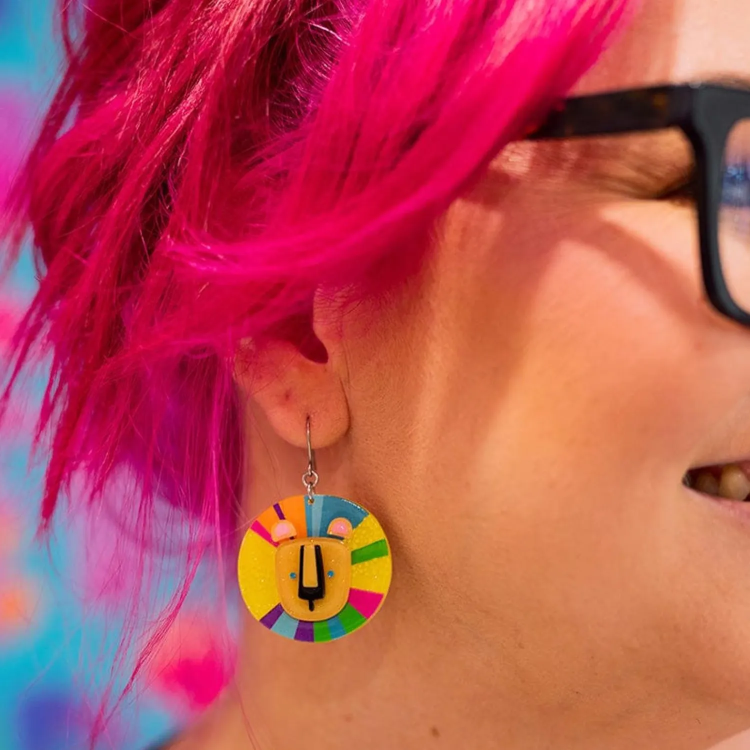 Luka The Lion Drop Earrings^Erstwilder Hot