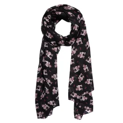 Madame Caniche Large Neck Scarf - Black^Erstwilder Clearance