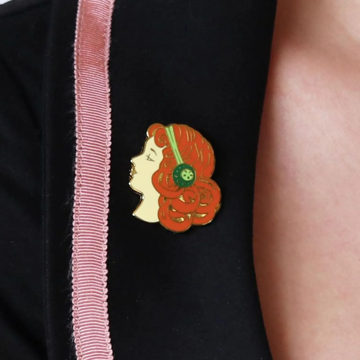 Mademoiselle Bernhardt Enamel Pin^Erstwilder
