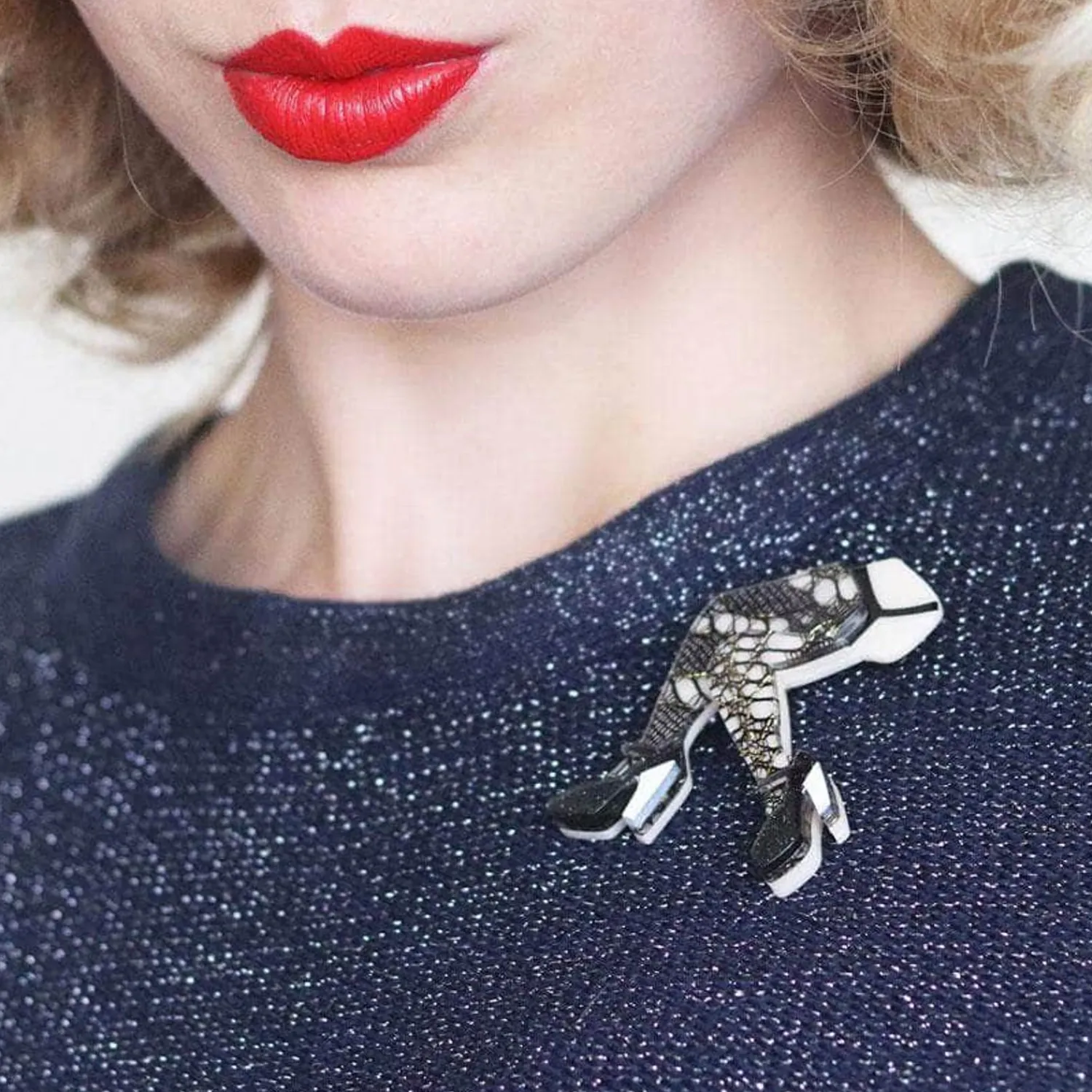 Make You A Man Brooch^Erstwilder
