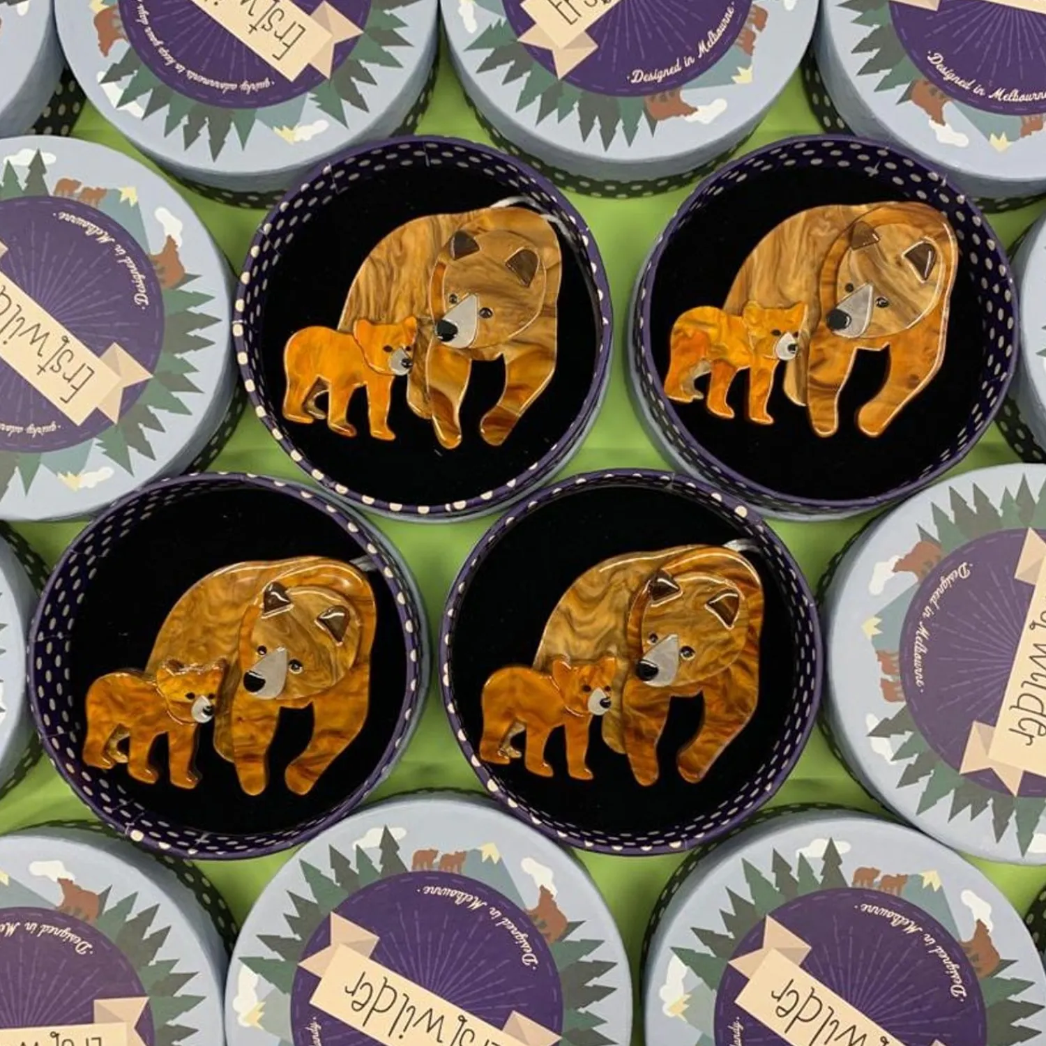 Mama Bear Brooch^Erstwilder Outlet