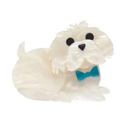 Marc The Maltese Mini Brooch^Erstwilder Online
